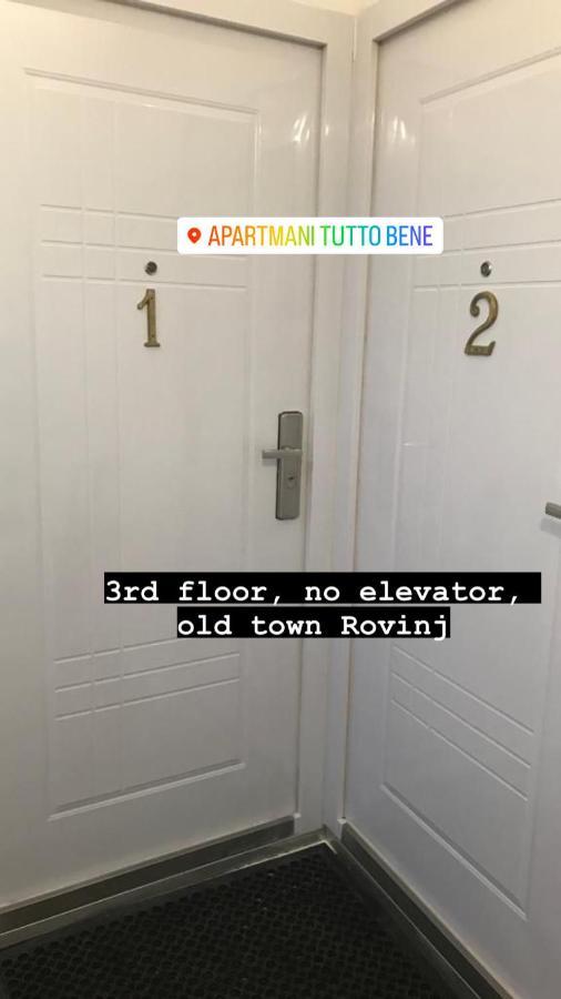 Studio Apartman Tutto Bene Ровин Екстериор снимка